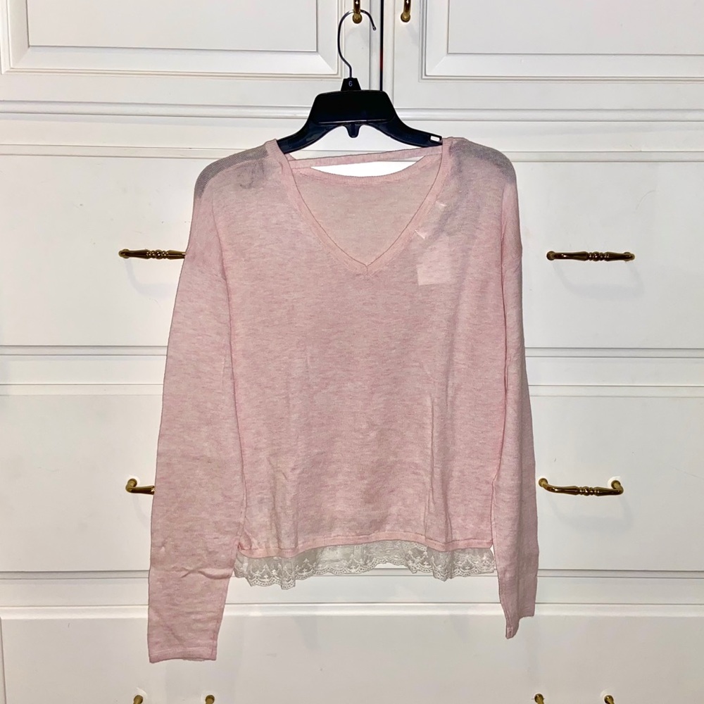 H&M Light Pink Sweater